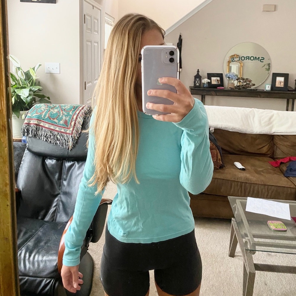 Nautica Blue Long-sleeve Shirt